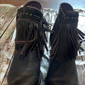 L&B Booties wore twice size 10